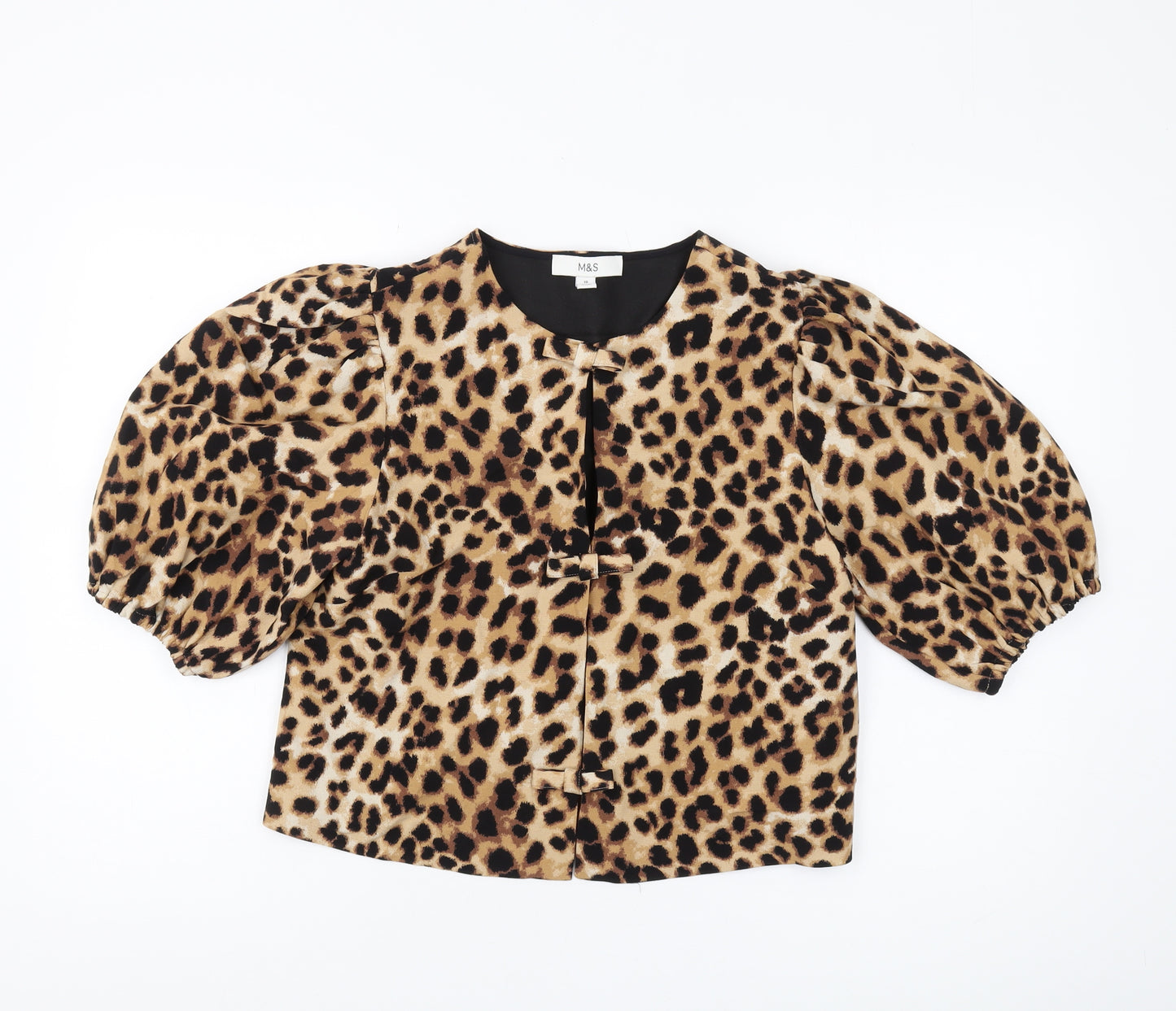Marks and Spencer Women’s Animal Print Blouse, Size 10
