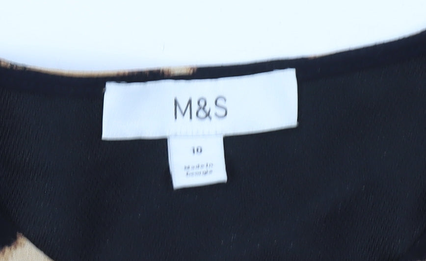Marks and Spencer Women’s Animal Print Blouse, Size 10