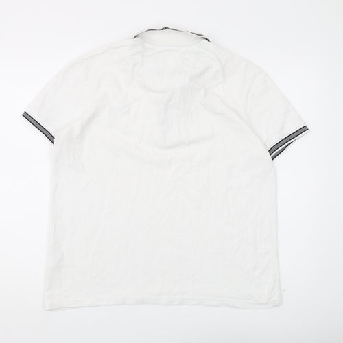 Hugo Boss Men's White Polo Shirt XL Cotton