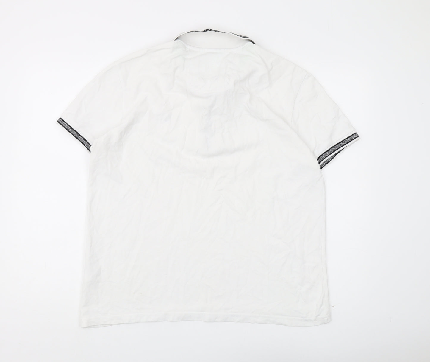 Hugo Boss Men's White Polo Shirt XL Cotton