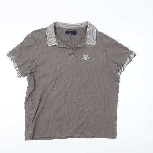 Smith & Jones Men's Grey Polo Shirt L Classic Summer