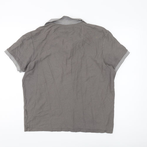 Smith & Jones Men's Grey Polo Shirt L Classic Summer