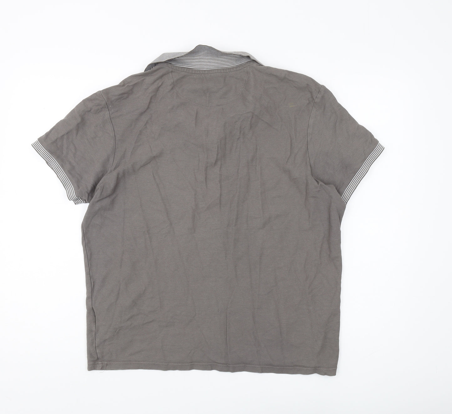 Smith & Jones Men's Grey Polo Shirt L Classic Summer