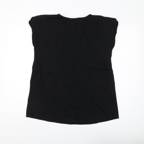 JoJo Maman Bébé Women's Black M Basic T-Shirt