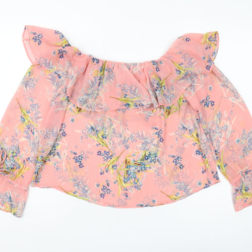 New Look Women's Floral Off-Shoulder Blouse Size 10
