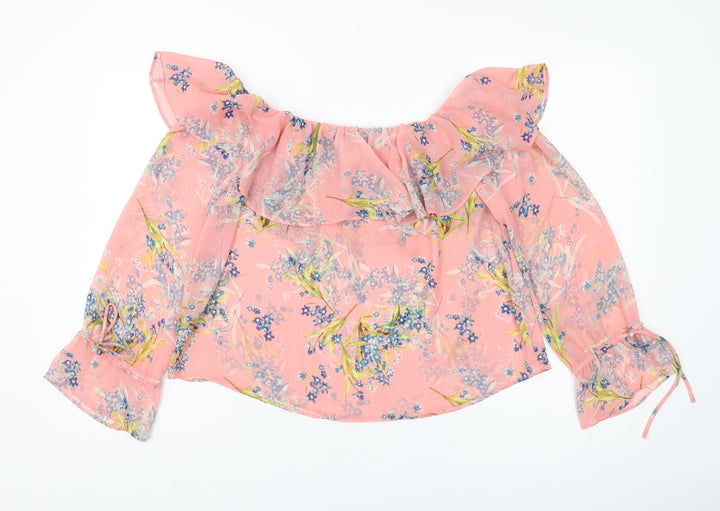 New Look Women's Floral Off-Shoulder Blouse Size 10