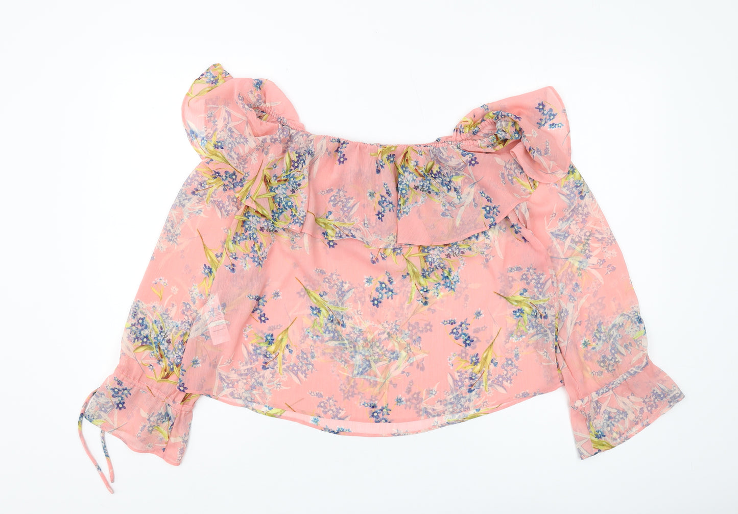 New Look Women's Floral Off-Shoulder Blouse Size 10