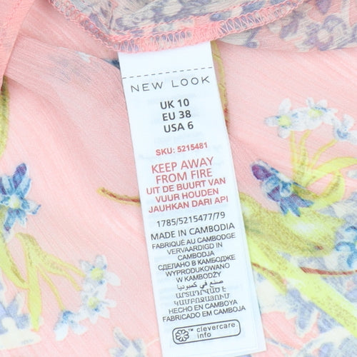 New Look Women's Floral Off-Shoulder Blouse Size 10