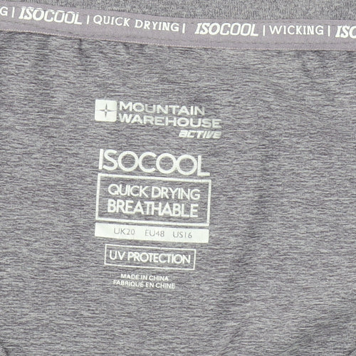 Mountain Warehouse Women's Grey V-Neck T-Shirt