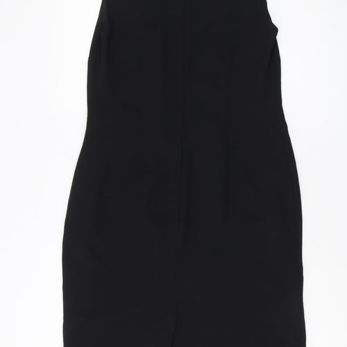 Debenhams Women Black Sheath Dress Size 12