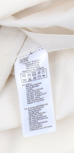 Forever 21 Women's Ivory Wrap Short Skirt, Size S