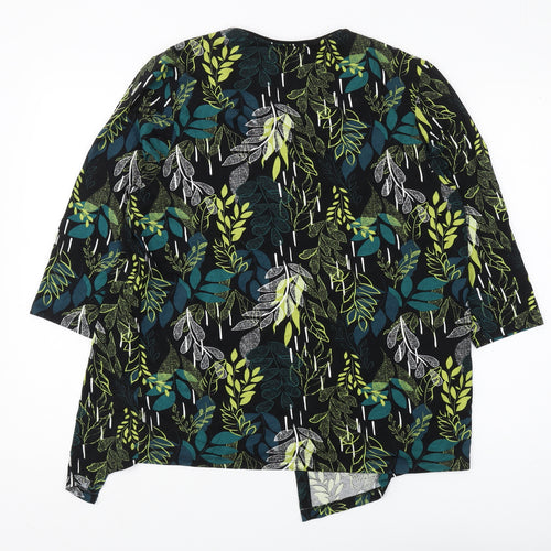 TIGI Women's Multicoloured Floral Blouse Size 14