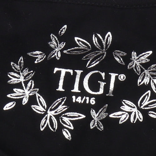 TIGI Women's Multicoloured Floral Blouse Size 14