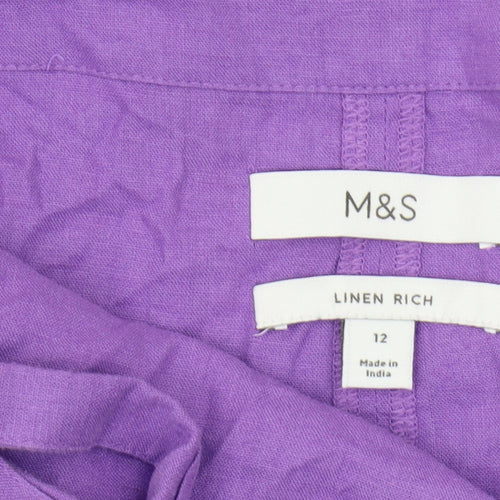 Marks and Spencer Women's Purple Camisole Tank Top Size 12