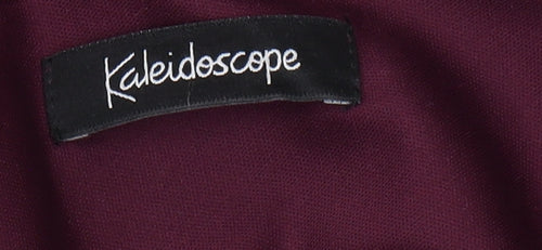 Kaleidoscope Women's Purple Sheath Dress Size 14