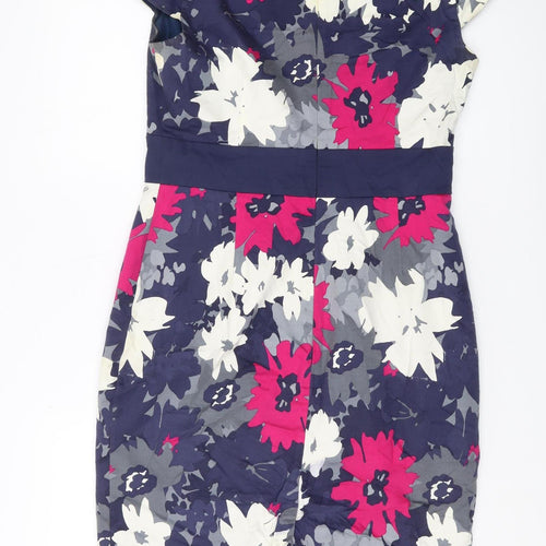 Marks and Spencer Women's Multicoloured Floral Sheath Dress