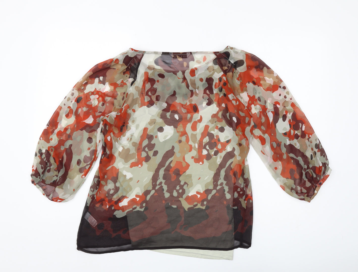 Marks and Spencer Women's Multicoloured Blouse Size 10