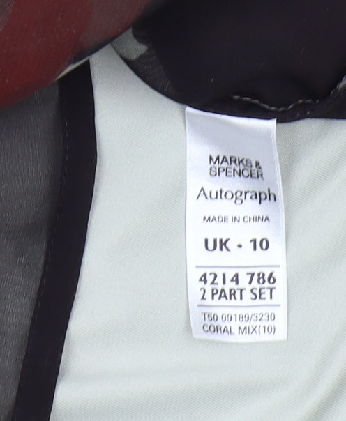 Marks and Spencer Women's Multicoloured Blouse Size 10