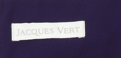 Jacques Vert Women’s Purple Polka Dot Shift Dress, Size 10