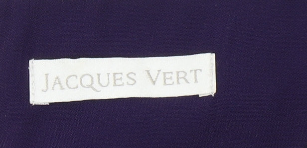 Jacques Vert Women’s Purple Polka Dot Shift Dress, Size 10