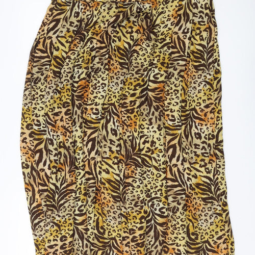 Hamells Women's Multicoloured Pleated Midi Skirt