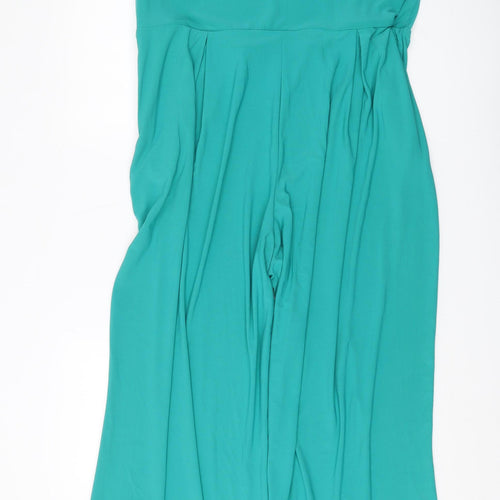 Next Women's Green Halter Jumpsuit, Size 20, Casual Wear