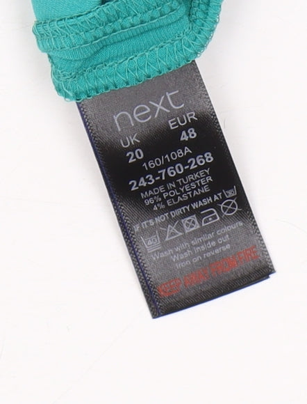 Next Women's Green Halter Jumpsuit, Size 20, Casual Wear