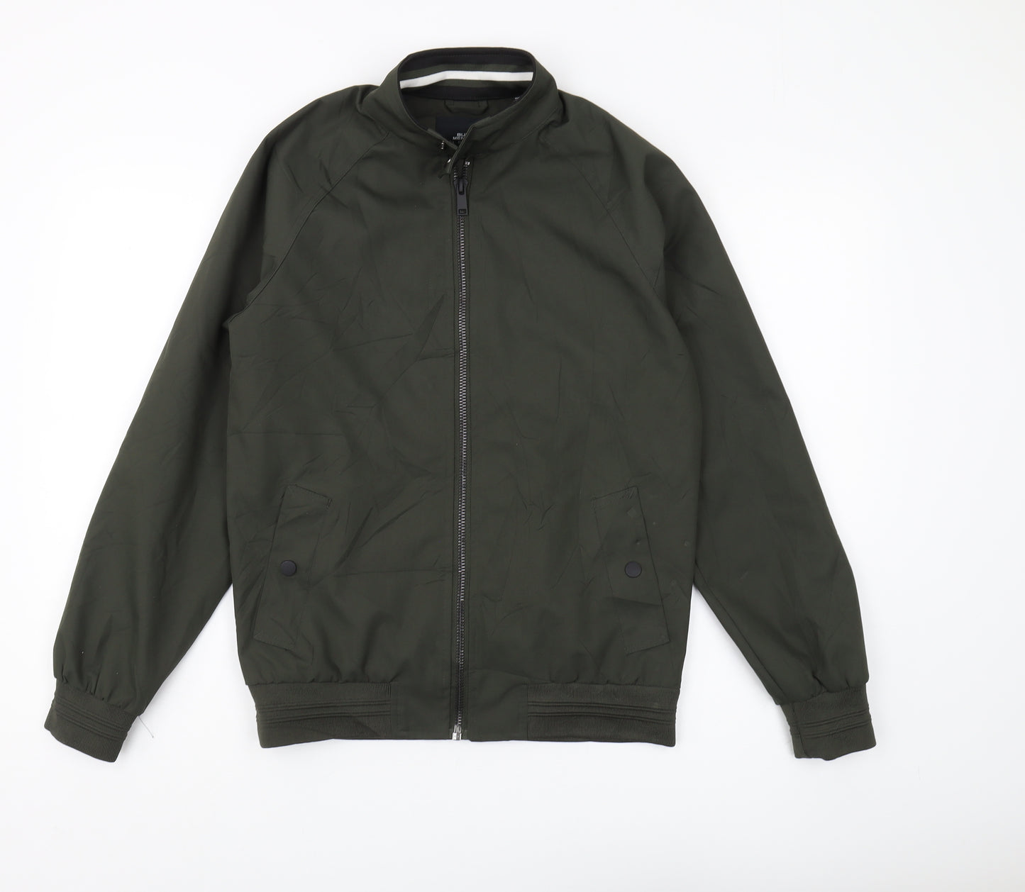 Burton Menswear Men's Green Bomber Jacket S Lightweight