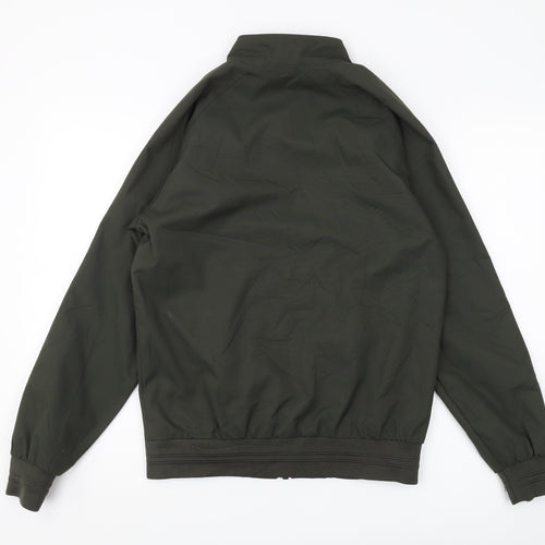 Burton Menswear Men's Green Bomber Jacket S Lightweight