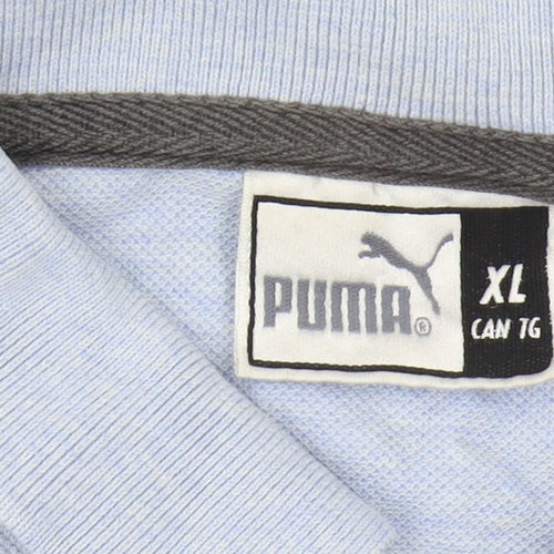 Puma Men's Blue XL Polo Shirt Short Sleeve Casual