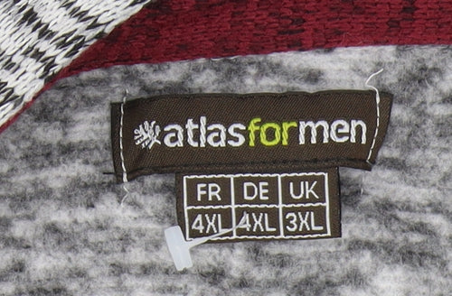 Atlas For Men 3XL Multicoloured 1/4 Zip Men's Sweatshirt