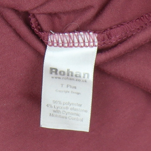 Rohan Women's Red Crew Neck T-Shirt M Casual