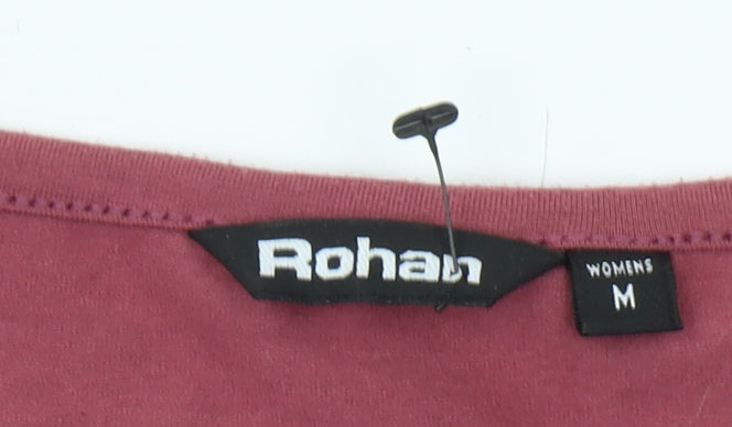 Rohan Women's Red Crew Neck T-Shirt M Casual