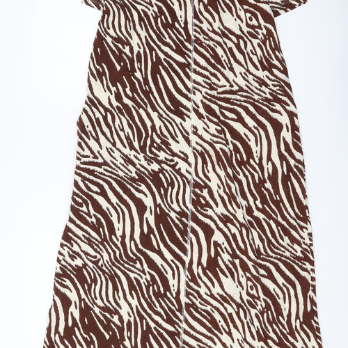Marks and Spencer Women's Brown Animal Print Dress