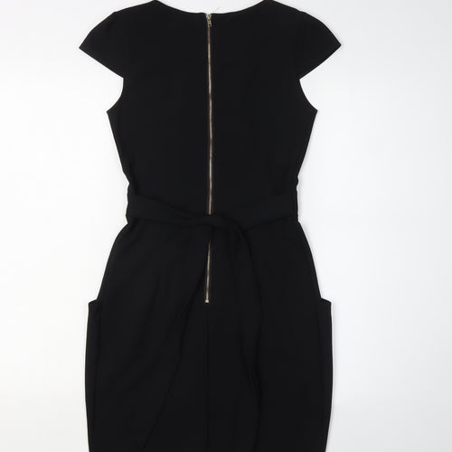 Voulez Vous Women's Black Size 8 Sheath Dress