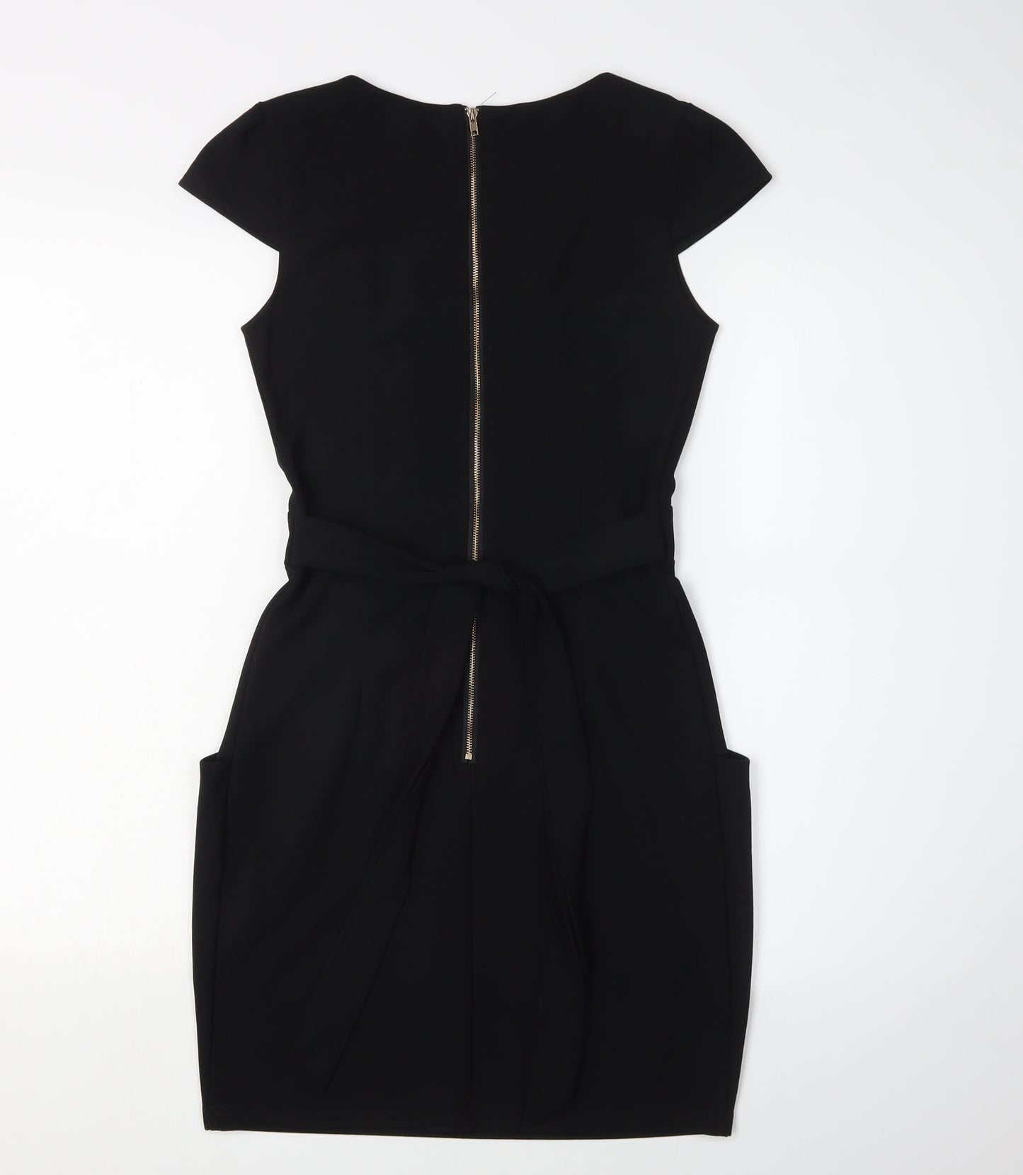 Voulez Vous Women's Black Size 8 Sheath Dress