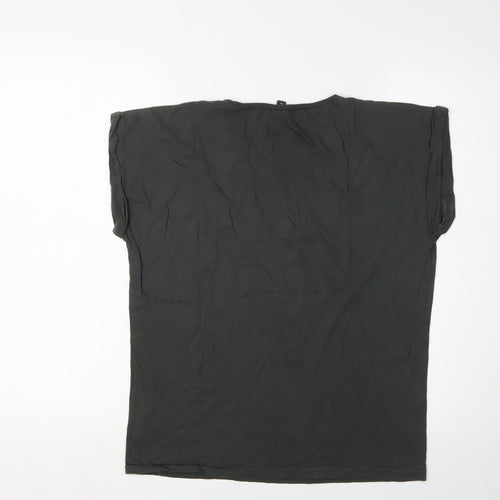 Roger Robin Black Unisex L Basic T-Shirt