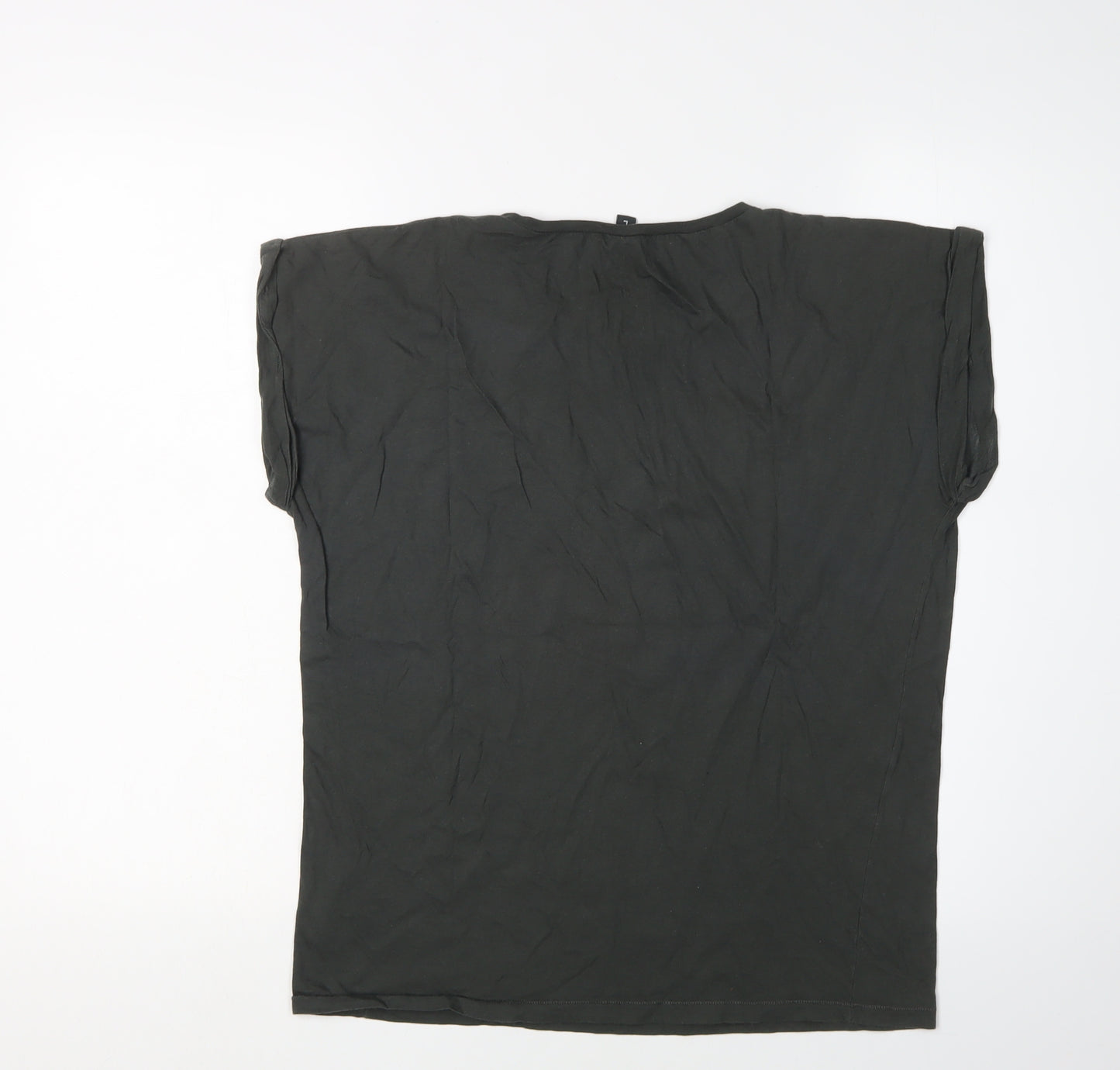 Roger Robin Black Unisex L Basic T-Shirt