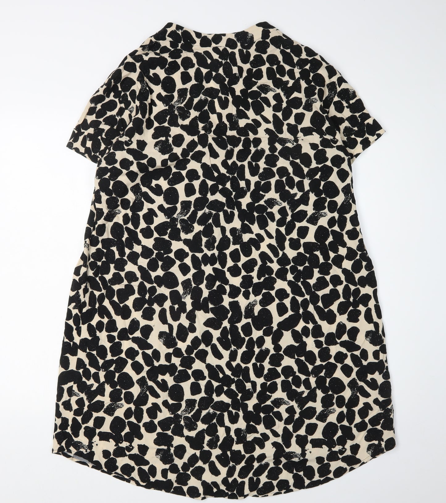 H&M Women's Multicoloured Animal Print Shift Dress S