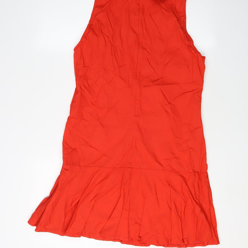 River Island Women's Red Sleeveless Short Dress