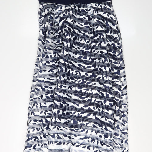 Coast Women's Blue A-Line Dress, Size 10, Hi-Low Style