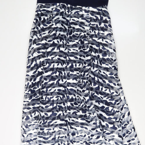 Coast Women's Blue A-Line Dress, Size 10, Hi-Low Style