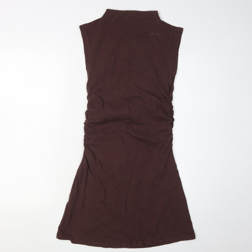 ASOS Design Brown Bodycon Dress - Size 8, Women