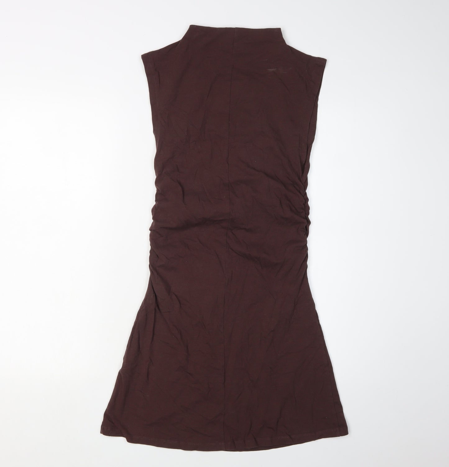 ASOS Design Brown Bodycon Dress - Size 8, Women