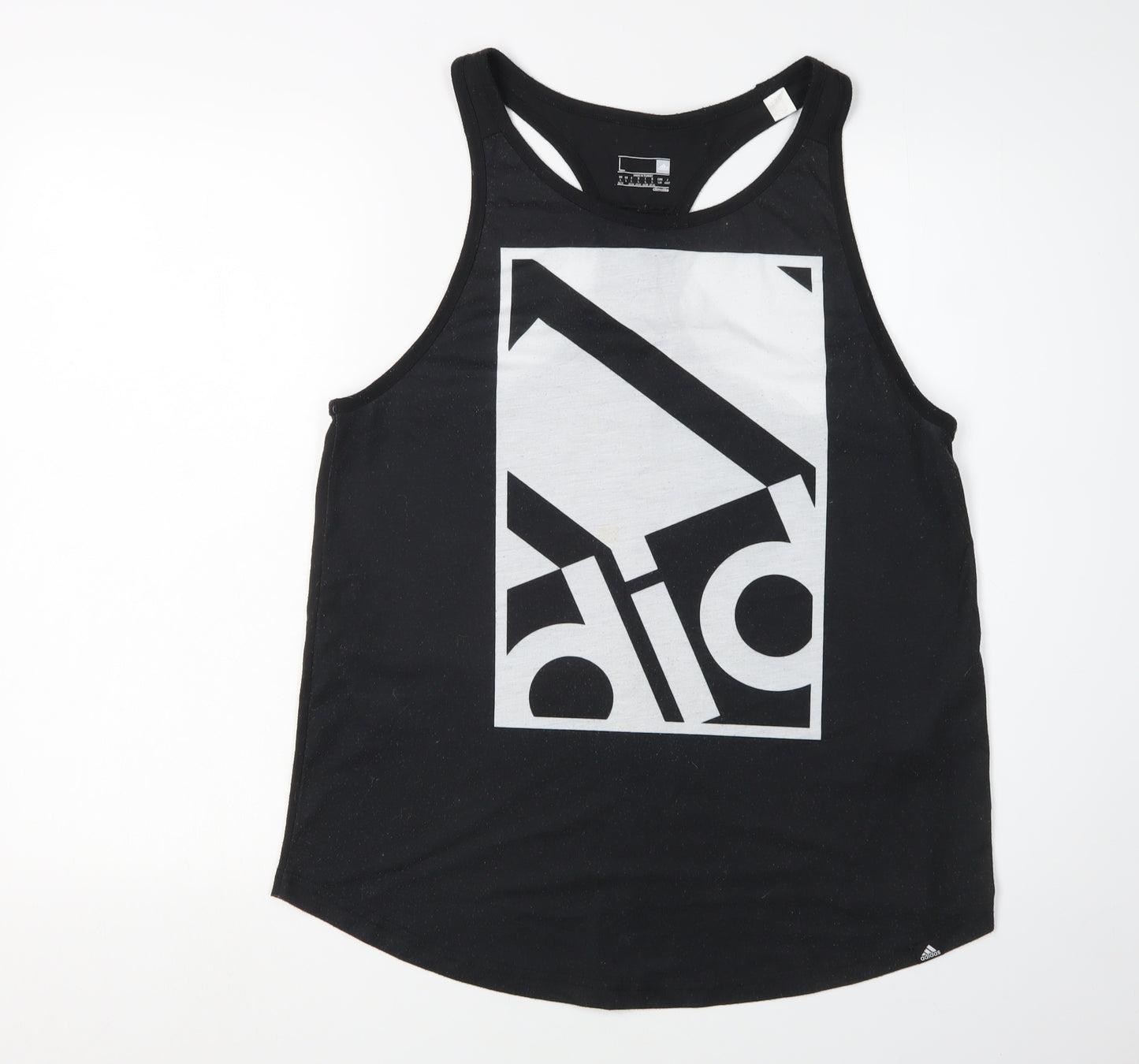 Adidas Men's Black Tank Gym Top - Size L