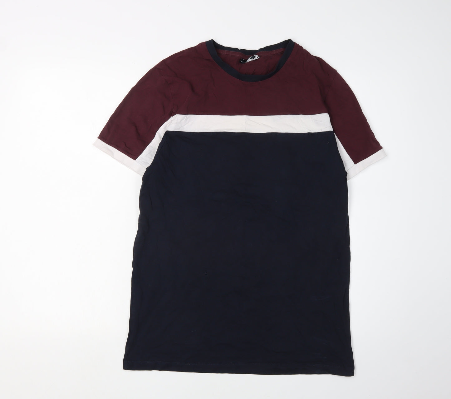 ASOS DESIGN Men's Colourblock T-Shirt, Size M, Multicoloured