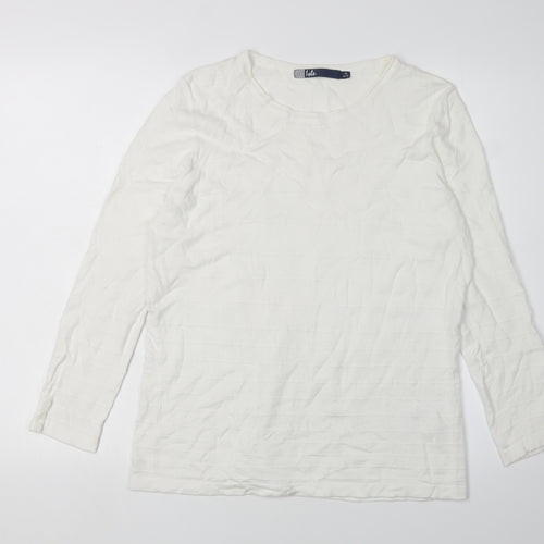 Isle Women's White Pullover Jumper M