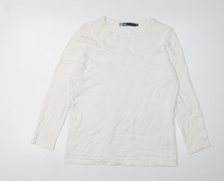 Isle Women's White Pullover Jumper M