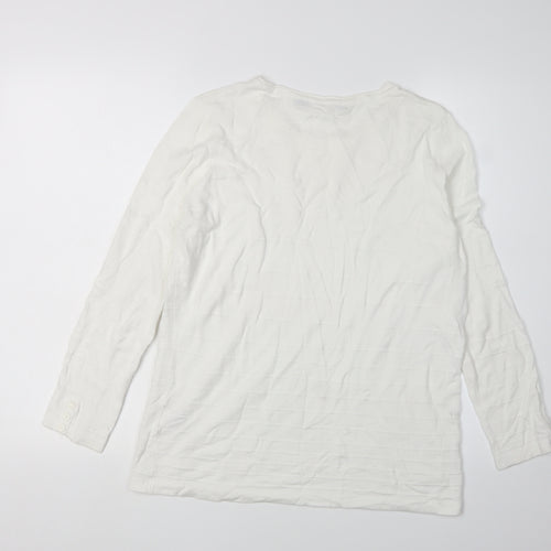 Isle Women's White Pullover Jumper M