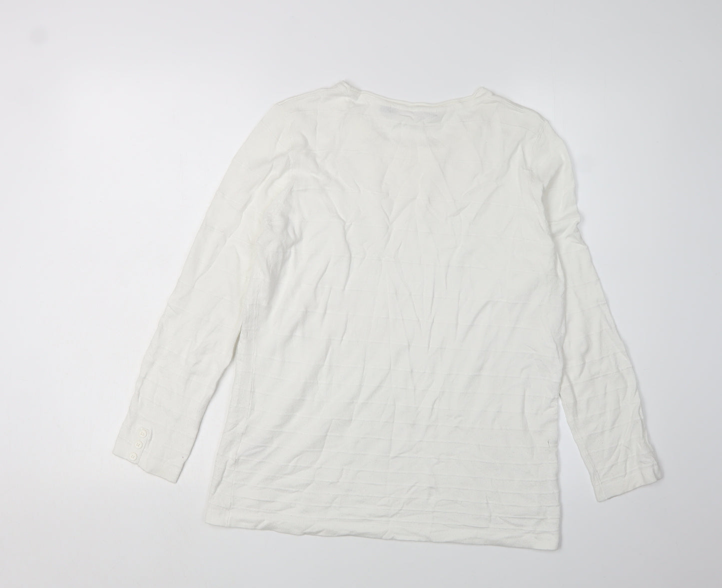 Isle Women's White Pullover Jumper M